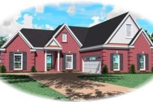 Traditional Exterior - Front Elevation Plan #81-1100