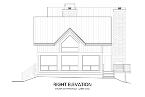 Exterior - Other Elevation 1 for Cabin House Plan #1108-9 - 3 bed, 2.5 bath
