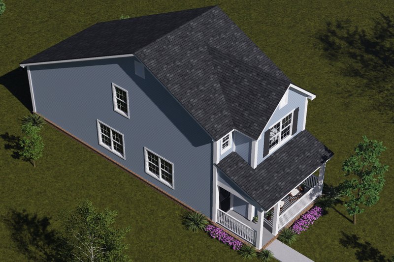 Dream House Plan - Exterior - Other Elevation 4 for Cottage House Plan #513-2439 - 3 bed, 3 bath