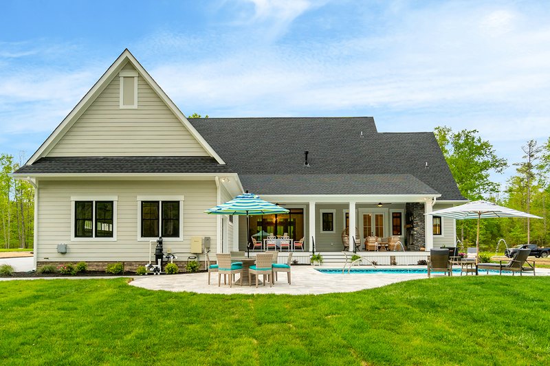 Architectural House Design - Exterior - Rear Elevation for Farmhouse House Plan #51-1160 - 4 bed, 4 bath