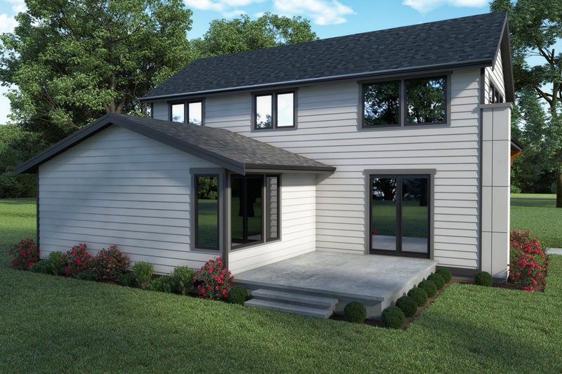 Architectural House Design - Exterior - Other Elevation 1 for Contemporary House Plan #1070-163 - 3 bed, 2.5 bath