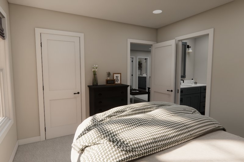 House Design - Interior - Bedroom for Craftsman House Plan #51-1507 - 4 bed, 3.5 bath