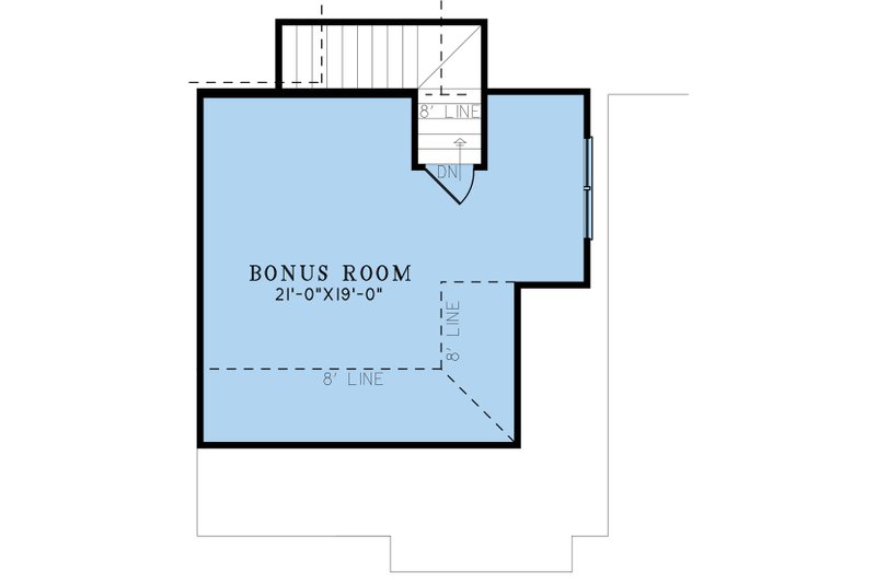 Architectural House Design - Floor Plan - Upper Floor for European House Plan #923-301 - 3 bed, 2.5 bath