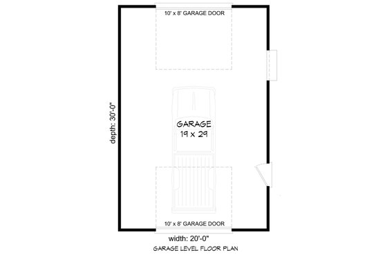 Floor Plan - Main Floor for Farmhouse House Plan #932-323, 0 bath