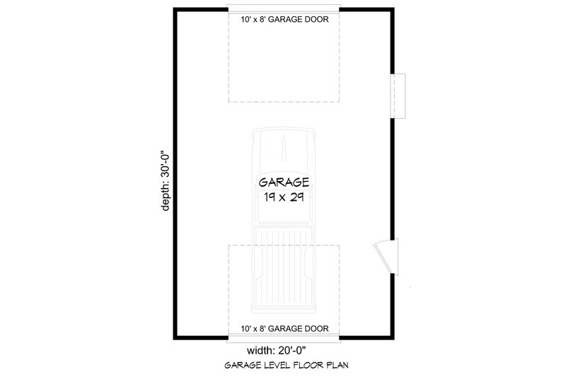 Dream House Plan - Floor Plan - Main Floor for Farmhouse House Plan #932-323, 0 bath