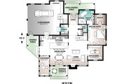 Traditional Style House Plan - 2 Beds 2.5 Baths 2111 Sq/Ft Plan #23-250 