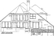 Contemporary Style House Plan - 3 Beds 3.5 Baths 2776 Sq/Ft Plan #52-144 