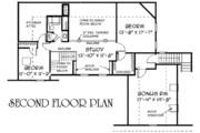 European Style House Plan - 3 Beds 2.5 Baths 1890 Sq/Ft Plan #75-192 