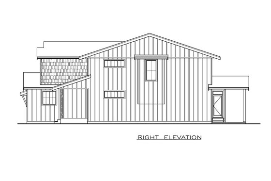 Exterior - Other Elevation 1 for Farmhouse House Plan #1100-114 - 3 bed, 2.5 bath