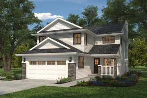 Traditional Exterior - Front Elevation Plan #427-7