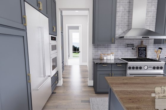 Interior - Kitchen for Farmhouse House Plan #51-1223 - 3 bed, 3 bath