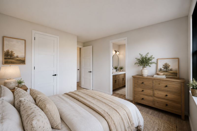 Home Plan - Interior - Bedroom for Country House Plan #48-1228 - 3 bed, 2.5 bath