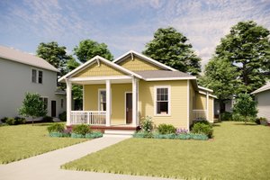 Home Plan - Exterior - Front Elevation for Craftsman House Plan #936-53 - 3 bed, 2 bath