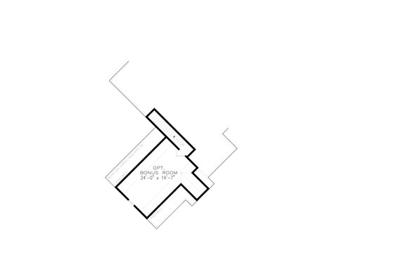 Floor Plan - Upper Floor for Craftsman House Plan #54-519 - 3 bed, 2.5 bath