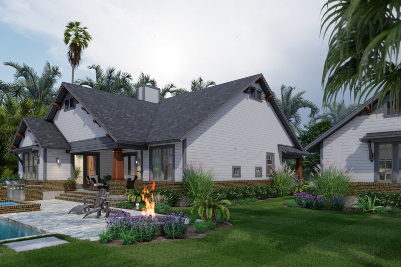 Dream House Plan - Exterior - Other Elevation 3 for Cottage House Plan #120-278 - 3 bed, 2 bath