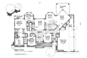 European Style House Plan - 4 Beds 3.5 Baths 4392 Sq/Ft Plan #310-645 