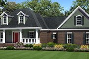 European Style House Plan - 3 Beds 2 Baths 1934 Sq/Ft Plan #21-310 