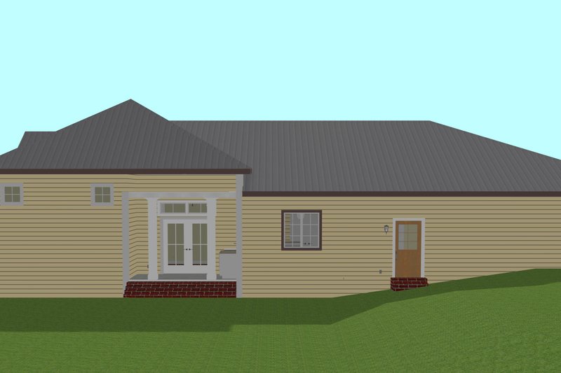 House Plan Design - Exterior - Other Elevation 1 for Traditional House Plan #44-251 - 3 bed, 2 bath