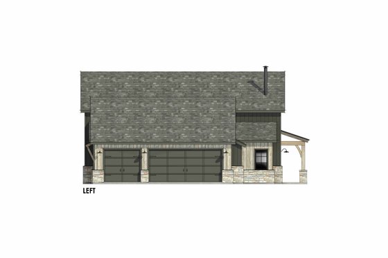 Exterior - Other Elevation for Cabin House Plan #1096-74 - 4 bed, 2 bath