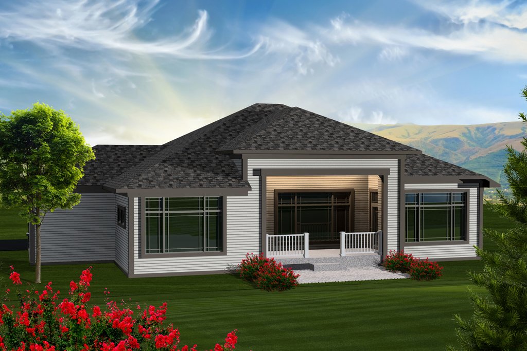 Ranch Style House Plan 2 Beds 2 5 Baths 2081 Sq Ft Plan 