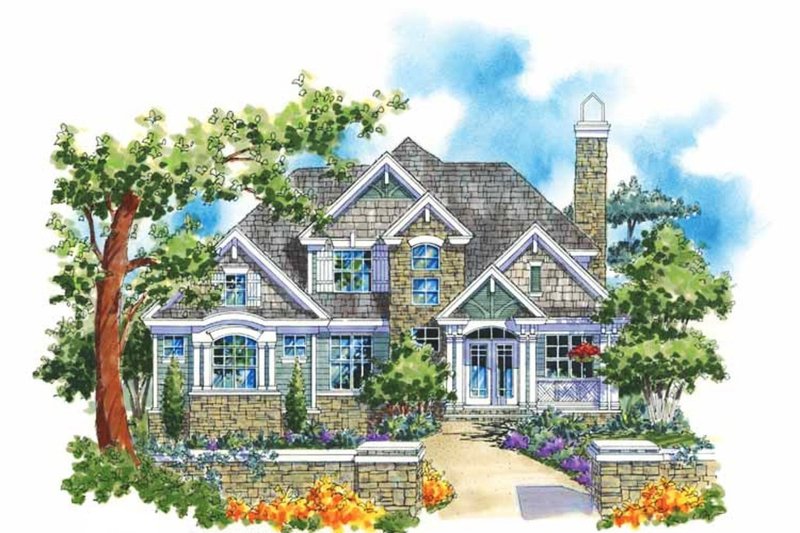 House Blueprint - Traditional Exterior - Front Elevation Plan #930-113