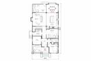 Craftsman Style House Plan - 4 Beds 3 Baths 2988 Sq/Ft Plan #1079-1 