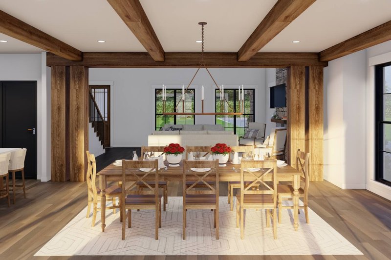 House Blueprint - Interior - Dining Room 2 for Farmhouse House Plan #923-273 - 4 bed, 3.5 bath