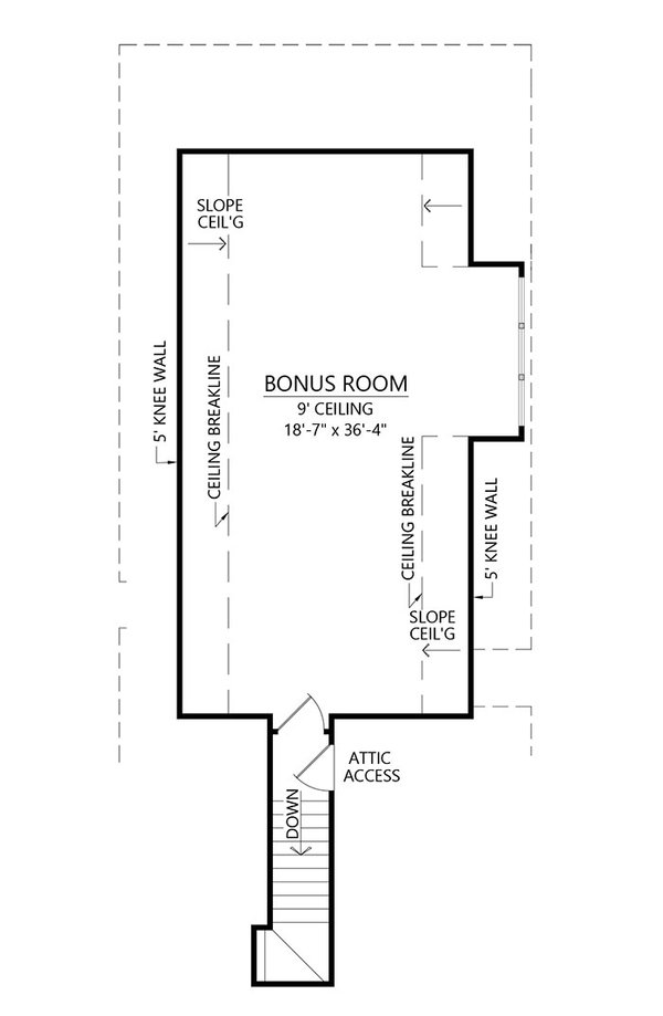 Home Plan - European Floor Plan - Upper Floor Plan #1074-64