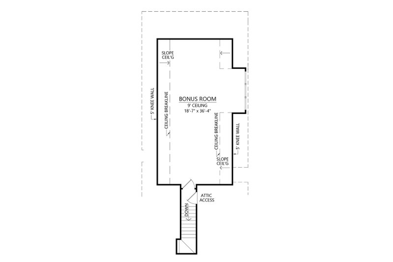 House Plan Design - Floor Plan - Upper Floor for European House Plan #1074-64 - 4 bed, 4.5 bath