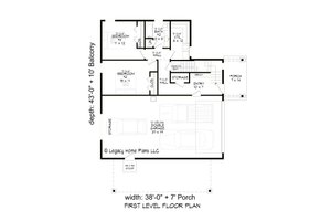 Floor Plan - Main Floor for Traditional House Plan #932-543 - 3 bed, 3 bath