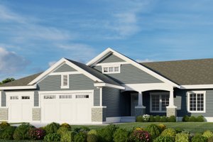 Craftsman Exterior - Front Elevation Plan #112-245