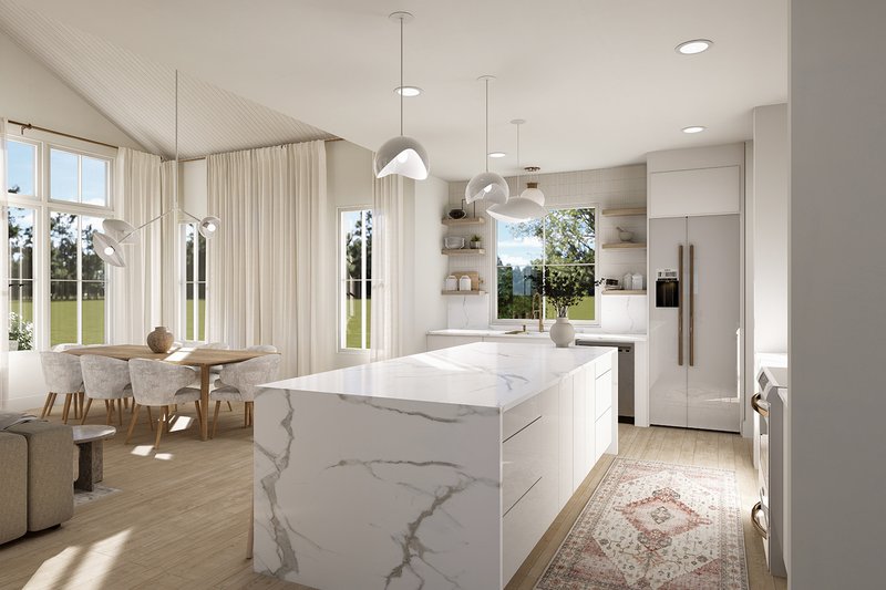 Architectural House Design - Interior - Family Room 2 for Modern House Plan #23-2865 - 3 bed, 1.5 bath