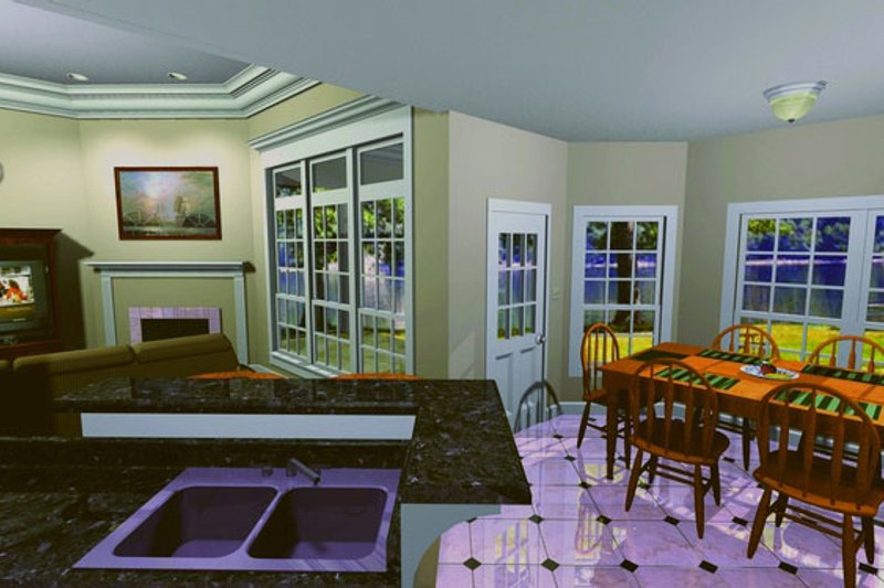 House Blueprint - Photo 1 for Southern House Plan #21-102 - 3 bed, 2.5 bath