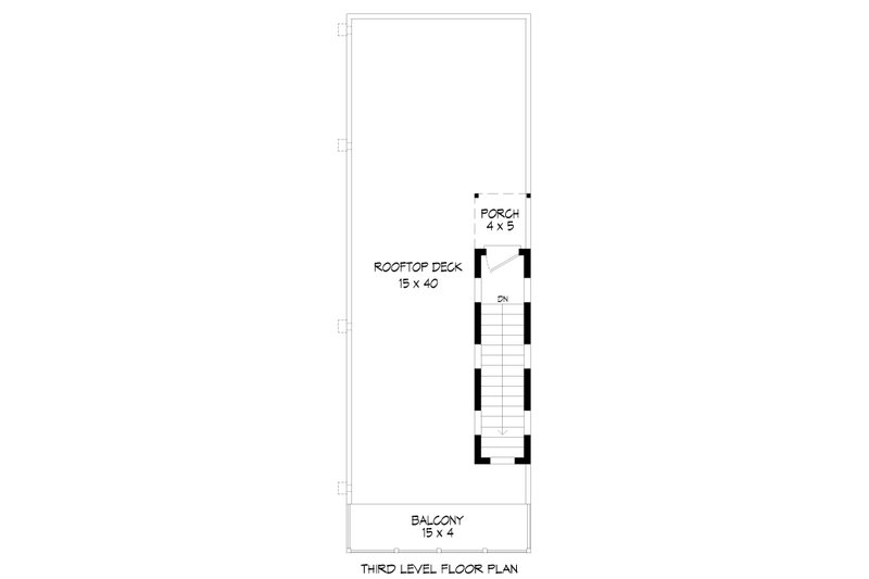 Home Plan - Floor Plan - Upper Floor 1 for Contemporary House Plan #932-903 - 4 bed, 3 bath