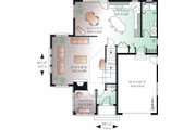 European Style House Plan - 3 Beds 2.5 Baths 2185 Sq/Ft Plan #23-860 