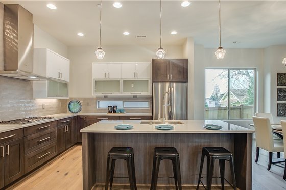 Interior - Kitchen for Contemporary House Plan #1066-49 - 4 bed, 3 bath