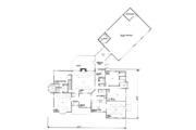 European Style House Plan - 3 Beds 3.5 Baths 3002 Sq/Ft Plan #30-185 