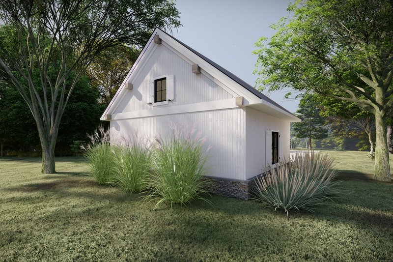 House Blueprint - Exterior - Front Elevation 5 for Craftsman House Plan #1094-13, 0 bath