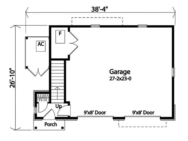 House Design - Country Floor Plan - Main Floor Plan #22-605