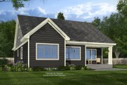 Bungalow Style House Plan - 3 Beds 2.5 Baths 2017 Sq/Ft Plan #51-1408 