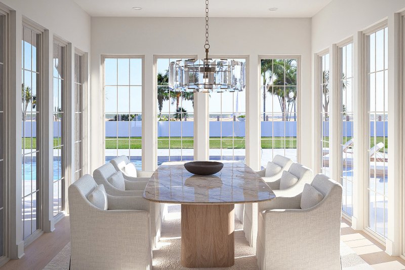 Dream House Plan - Interior - Dining Room for Beach House Plan #455-810 - 5 bed, 7 bath