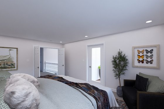 Interior - Master Bedroom for Farmhouse House Plan #1060-241 - 4 bed, 3.5 bath