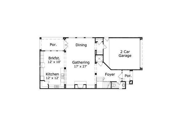 Floor Plan - Main Floor for European House Plan #411-650 - 3 bed, 4.5 bath