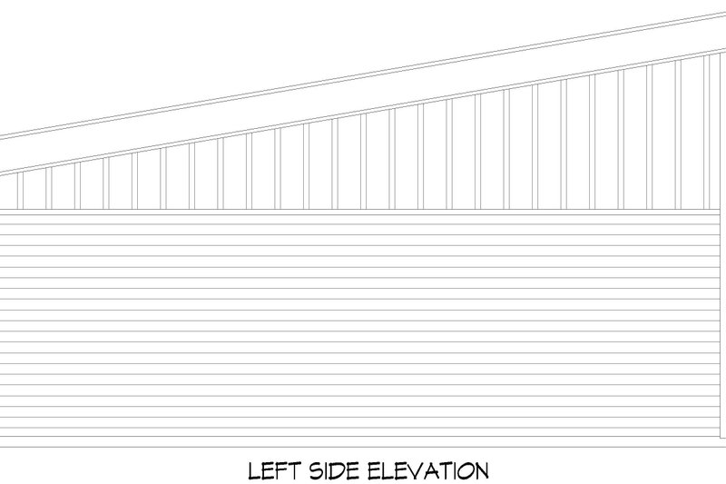 Home Plan - Exterior - Other Elevation for Contemporary House Plan #932-1105, 0 bath