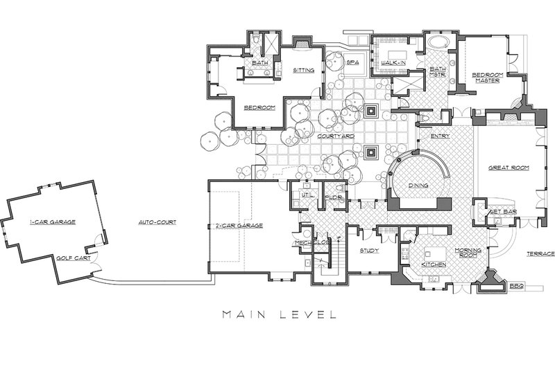 Dream House Plan - Mediterranean / Craftsman style house plan