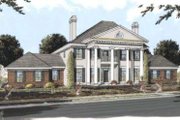 Colonial Style House Plan - 4 Beds 5 Baths 4166 Sq/Ft Plan #20-1684 