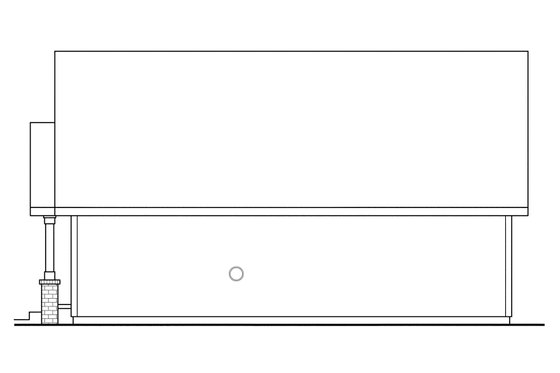 Exterior - Other Elevation 1 for Traditional House Plan #124-398 - 3 bed, 2 bath