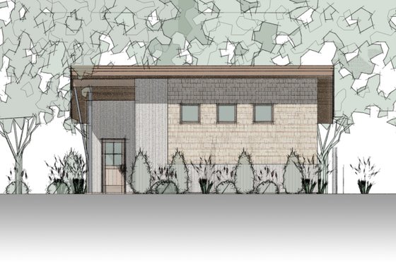 Exterior - Other Elevation for Bungalow House Plan #910-4 - 1 bed, 1 bath