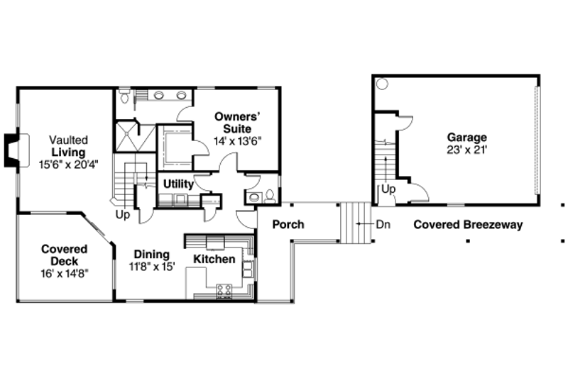 Home Plan - Floor Plan - Main Floor House Plan #124-626 - 3 bed, 3.5 bath