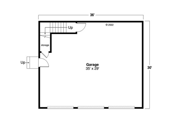House Blueprint - Farmhouse Floor Plan - Main Floor Plan #124-1313